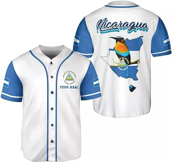 Custom Nicaragua Baseball Jersey, Custom Nicaragua Baseball Jersey Nicaraguan