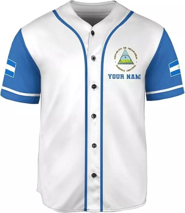 Custom Nicaragua Baseball Jersey, Custom Nicaragua Baseball Jersey Nicaraguan