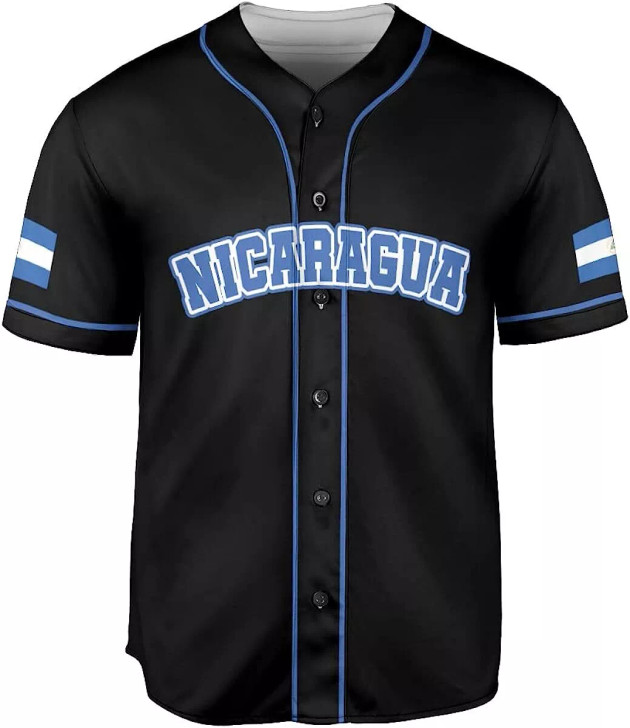 Custom Personalized Nicaragua Baseball Jersey Custom Nicaragua Baseball Jersey for Men