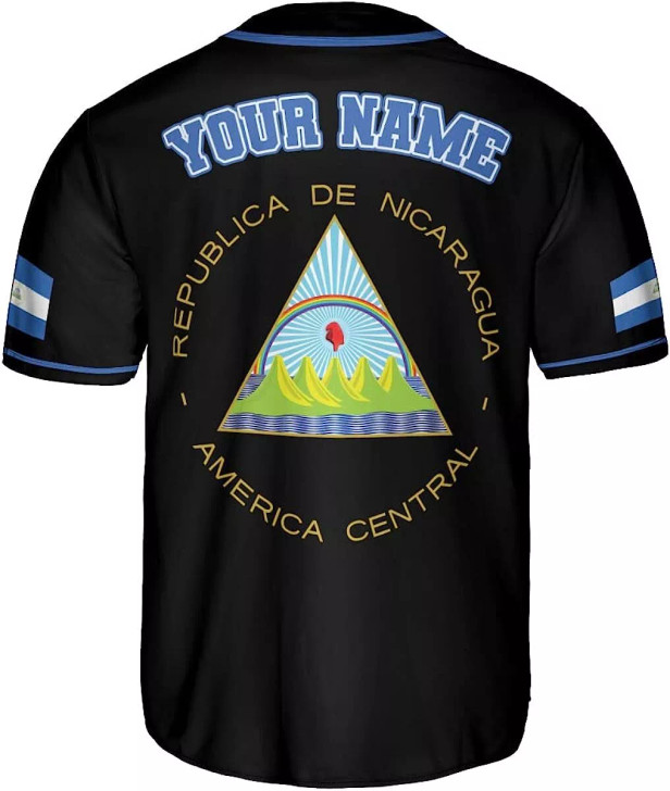 Custom Personalized Nicaragua Baseball Jersey Custom Nicaragua Baseball Jersey for Men