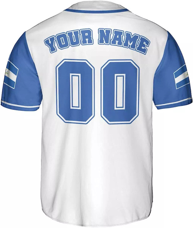 Custom Nicaragua Baseball Jersey, Custom Nicaragua Baseball Jersey for Men
