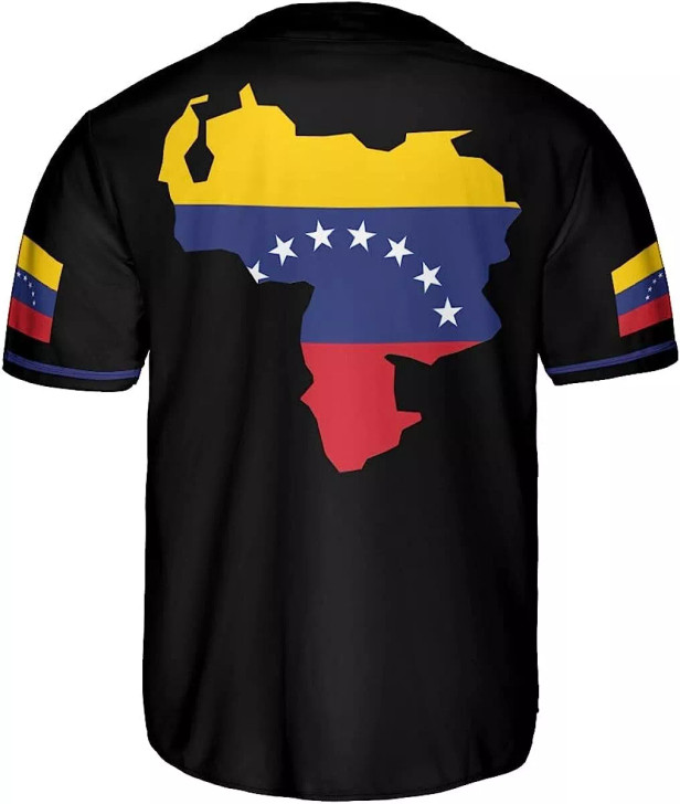 Custom Personalized Name Venezuela Baseball Jersey Shirt Venezuela Jersey for Men and Women
