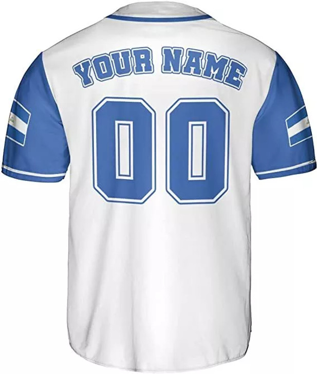 Custom Personalized Nicaragua Baseball Jersey, Custom Nicaragua Baseball Jersey