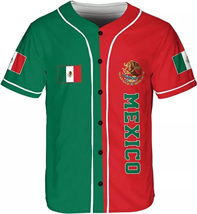 Custom Name Mexico Mexican Baseball Shirt, Customized Team Name Mexican Aztec B