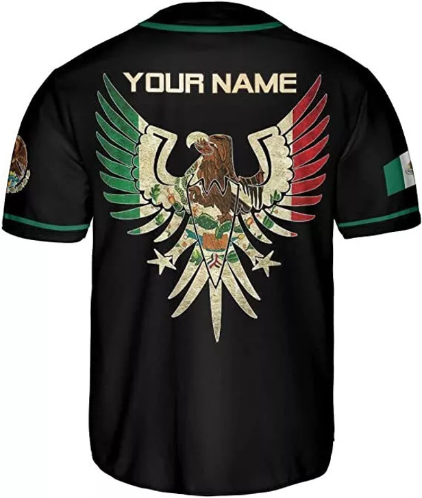 Custom Personalized Name Mexico Baseball Jersey Mexican Baseball Jersey for Men Women