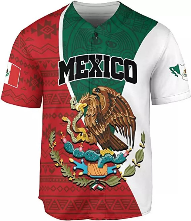 Custom Personalized Mexico Baseball Jersey Mexican Baseball Jersey for Men Women, Mexico