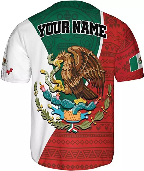 Custom Personalized Mexico Baseball Jersey Mexican Baseball Jersey for Men Women, Mexico