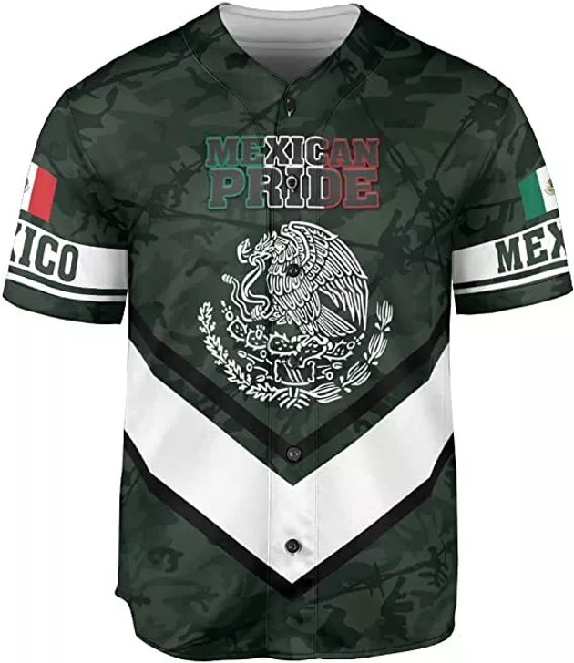 Custom Personalized Mexico Baseball Jersey Mexican Baseball Jersey for Men Women, Mexi