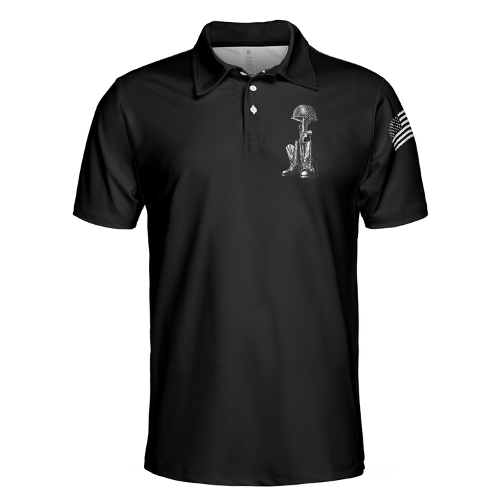 Veteran Gives Life Veteran Polo Shirt, Cool American Flag Veteran Shirt For Men, Veteran Thank You Gift - Perfect Gift For Men