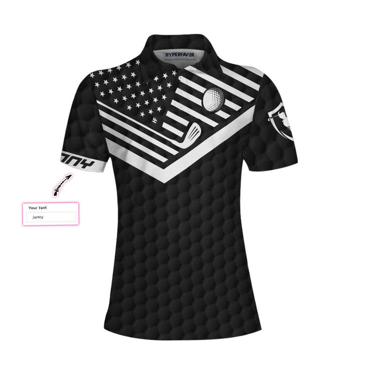 Custom Swing Swear Drink Repeat Custom Short Sleeve Women Polo Shirt - Perfect Gift For Women