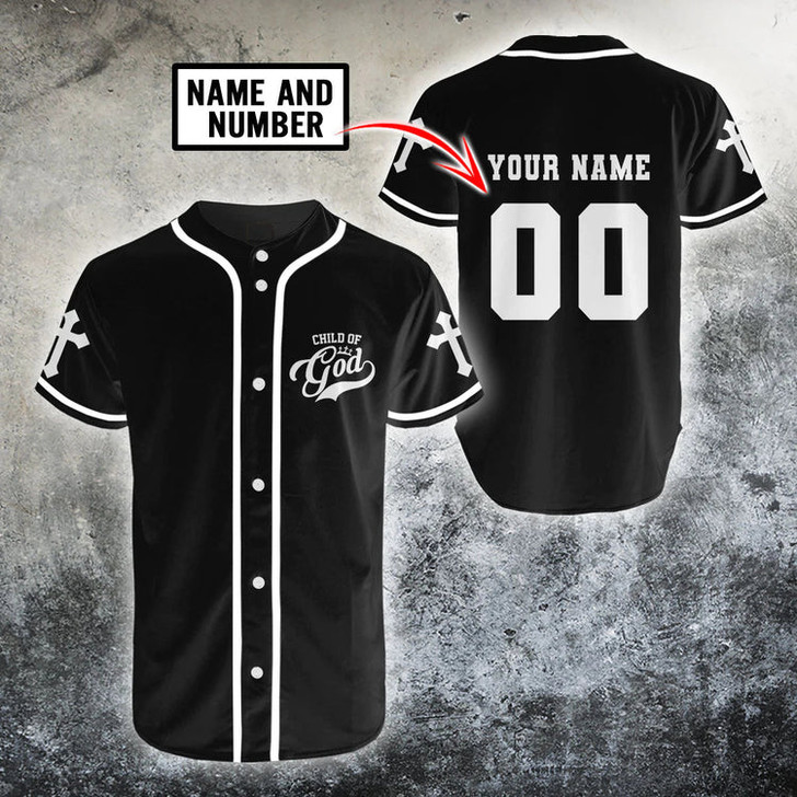 Custom Cross Baseball Jersey - Man Of God Custom Printed 3D Baseball Jersey Shirt For Men Women