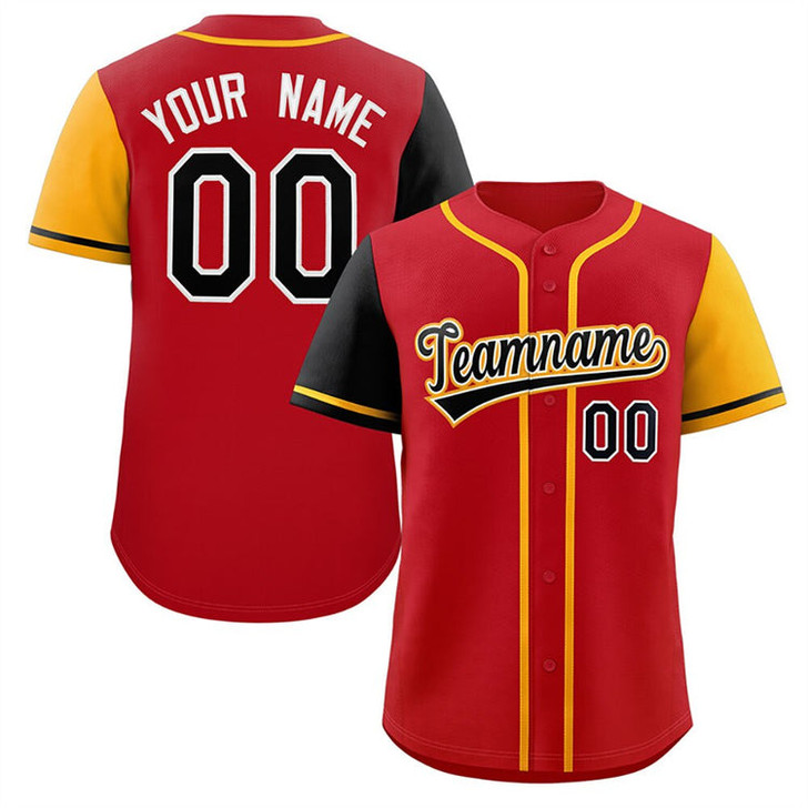 Custom Personalization Custom Baseball Jersey Print Team Shirt Personal Name Number Hip Hop Sportswear Baseball T-shirt, Unisex Baseball Jersey