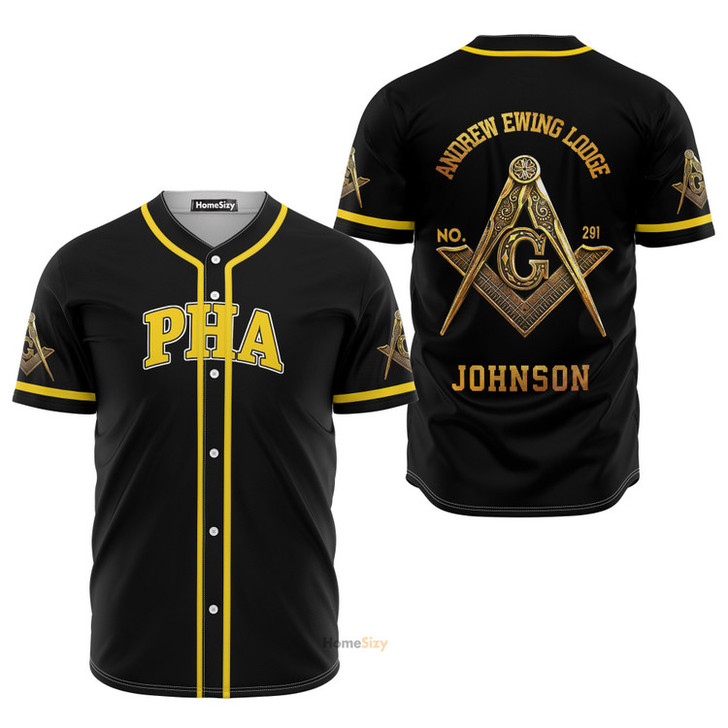 Custom Name Freemasonry - Personalized Baseball Jersey