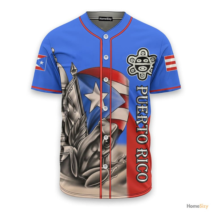 Puerto Rico Coqui Boricua - Baseball Jersey