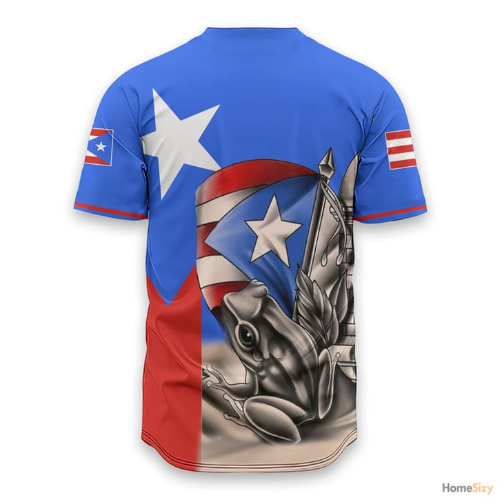 Puerto Rico Coqui Boricua - Baseball Jersey