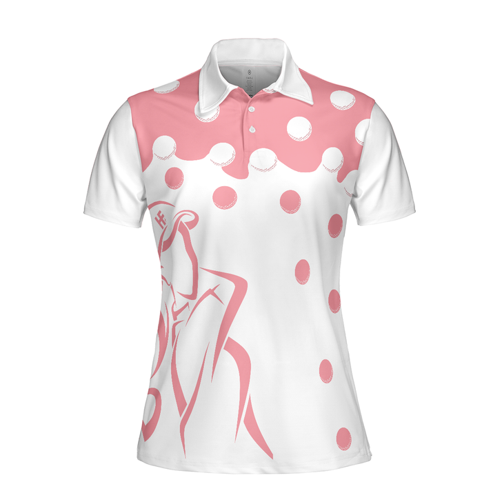 Just Call Me Pretty And Take Me Golfing Short Sleeve Women Polo Shirt, Golf Shirt For Ladies