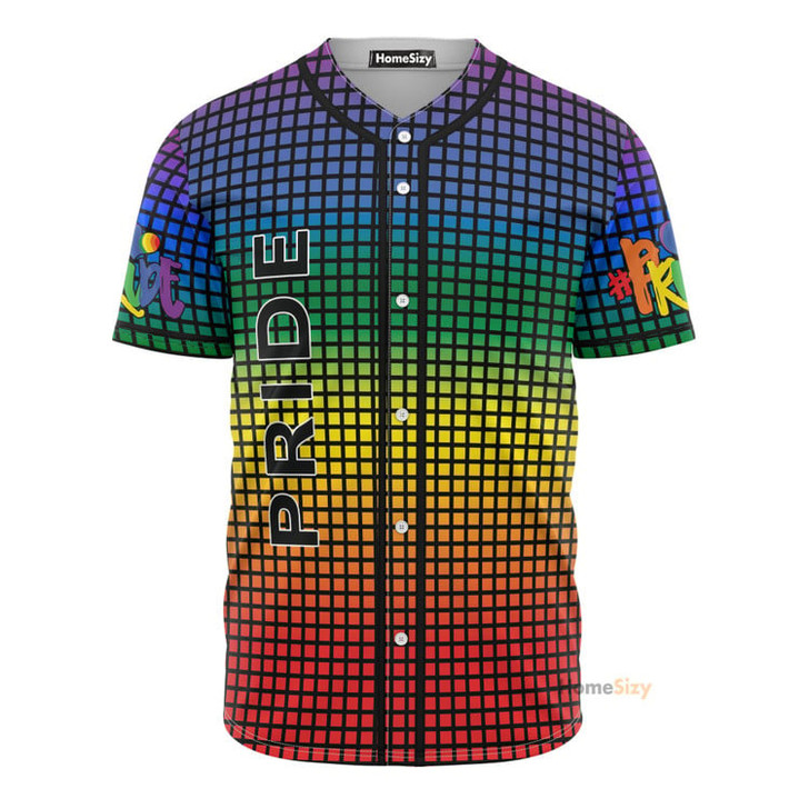 Regenbogen LGBT Pride Mehrfarbiges - Baseball Jersey