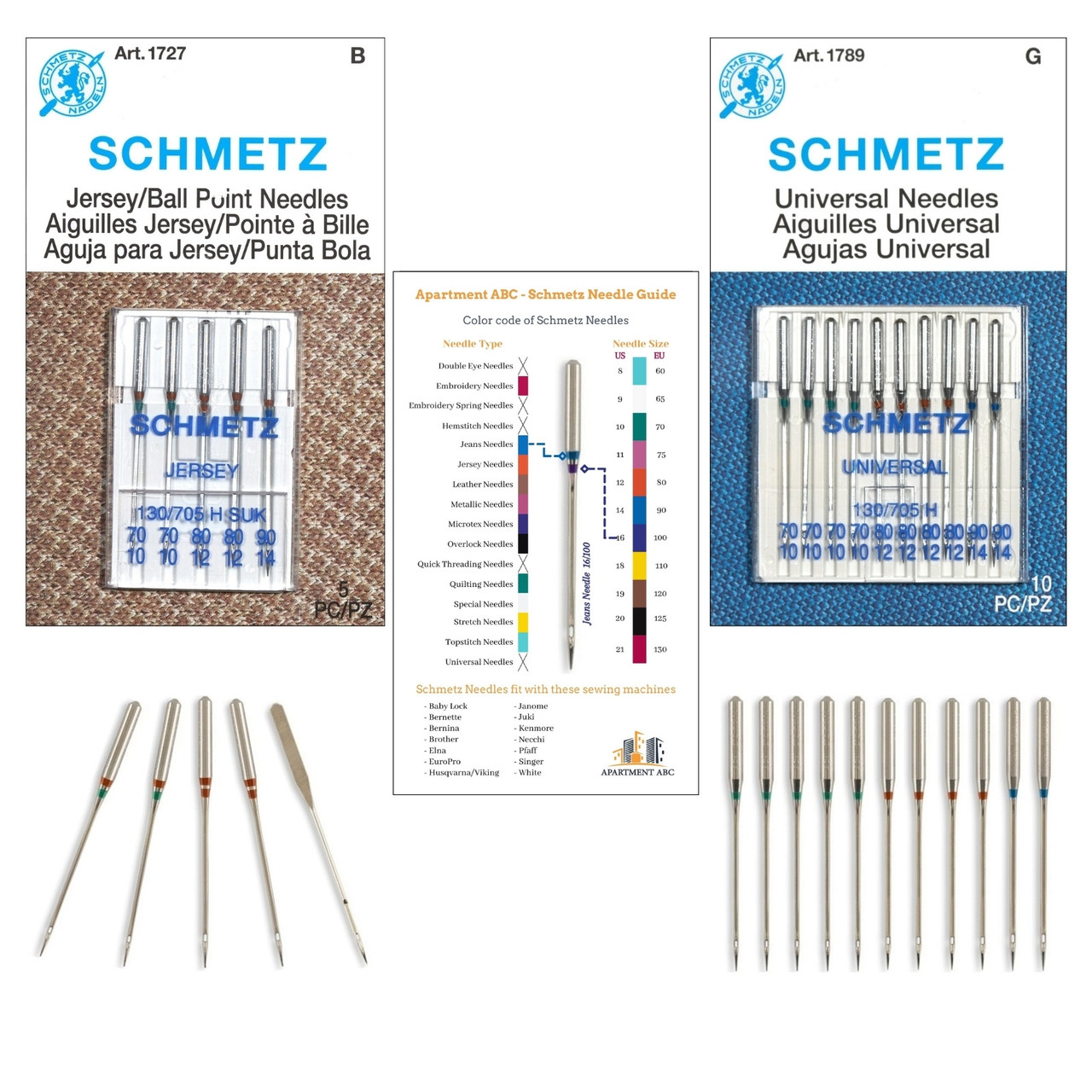Schmetz Leather Combo Pack