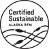 Official Alaska Seafood Certified Responsible Fisheries certification, indicating that New Chapter fish oil products are responsibly sourced.