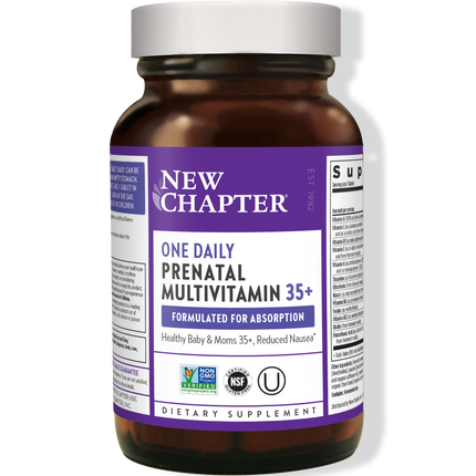 One Daily Prenatal 35+ Multivitamin Bottle
