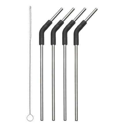 Stainless Steel Reusable Straw Set