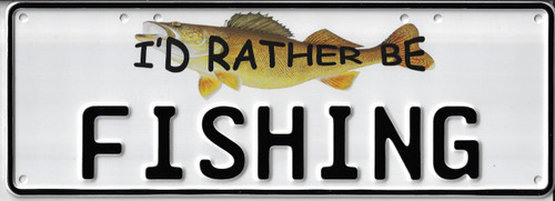 RATHER BE FISHING (black)