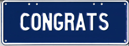 CONGRATS (BLUE)