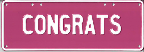 CONGRATS (PINK)