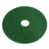 Green Fiber Scrubbing Pads Case of 5 Multiple Sizes Available