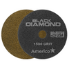 17" Black Diamond 1500 Grit Yellow Fiber DIP Polishing Pad (Case of 2)