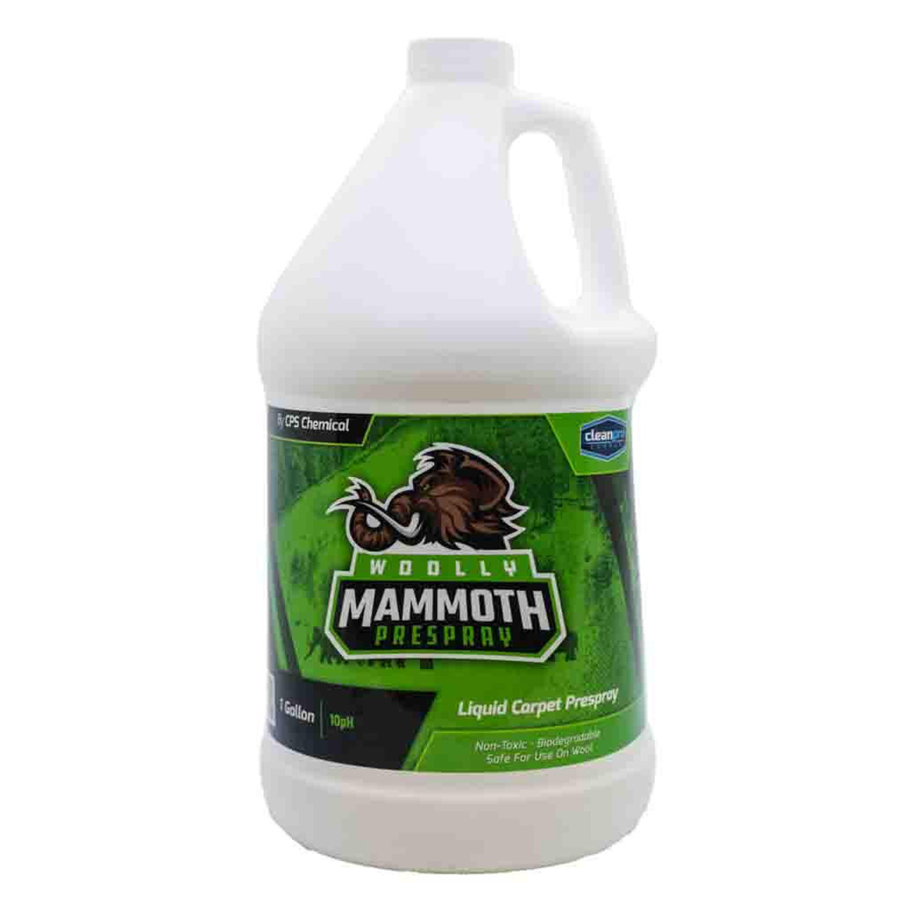 CleanPro Chemical CPS Woolly Mammoth 10 pH Liquid Carpet and UPH PreSpray, Gallon