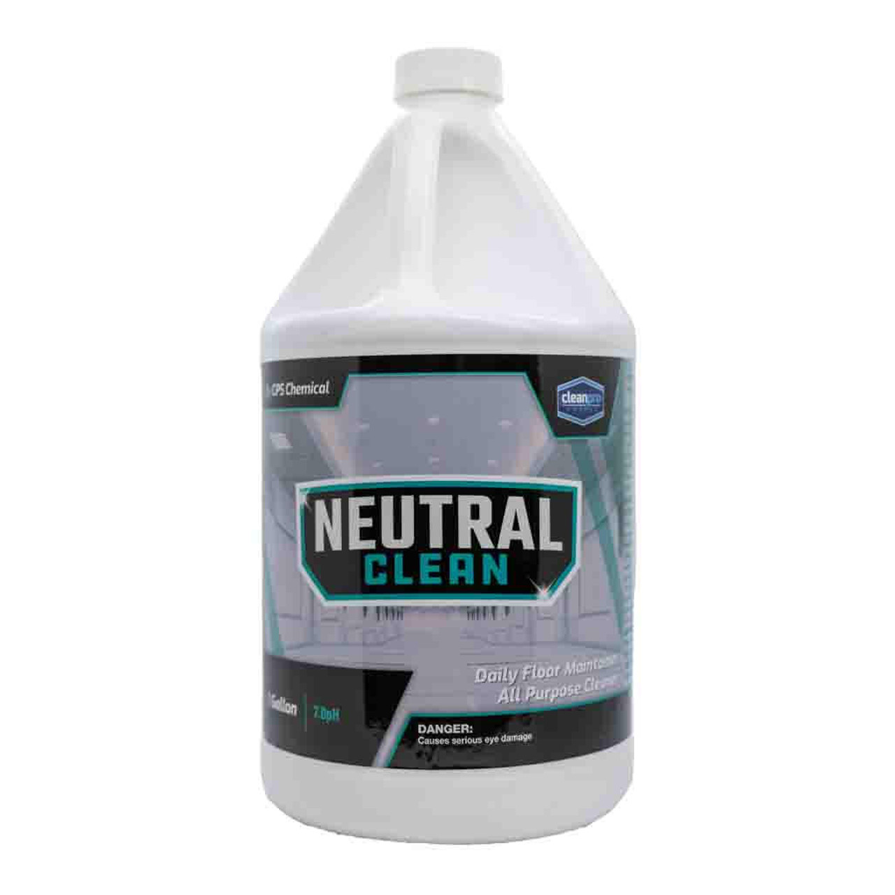 CleanPro Chemical CPS Neutral Clean Concentrated Hard Surface and Epoxy Floor Cleaner - 1 Gallon