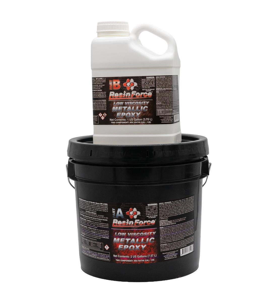  ResinForce Premium Metallic Epoxy - 3 Gallon Kit 