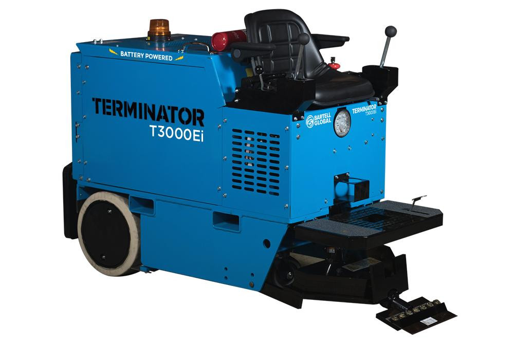 Bartell Global Bartell Terminator T3000EI Ride-On Floor Scraper- AGM Battery Powered 