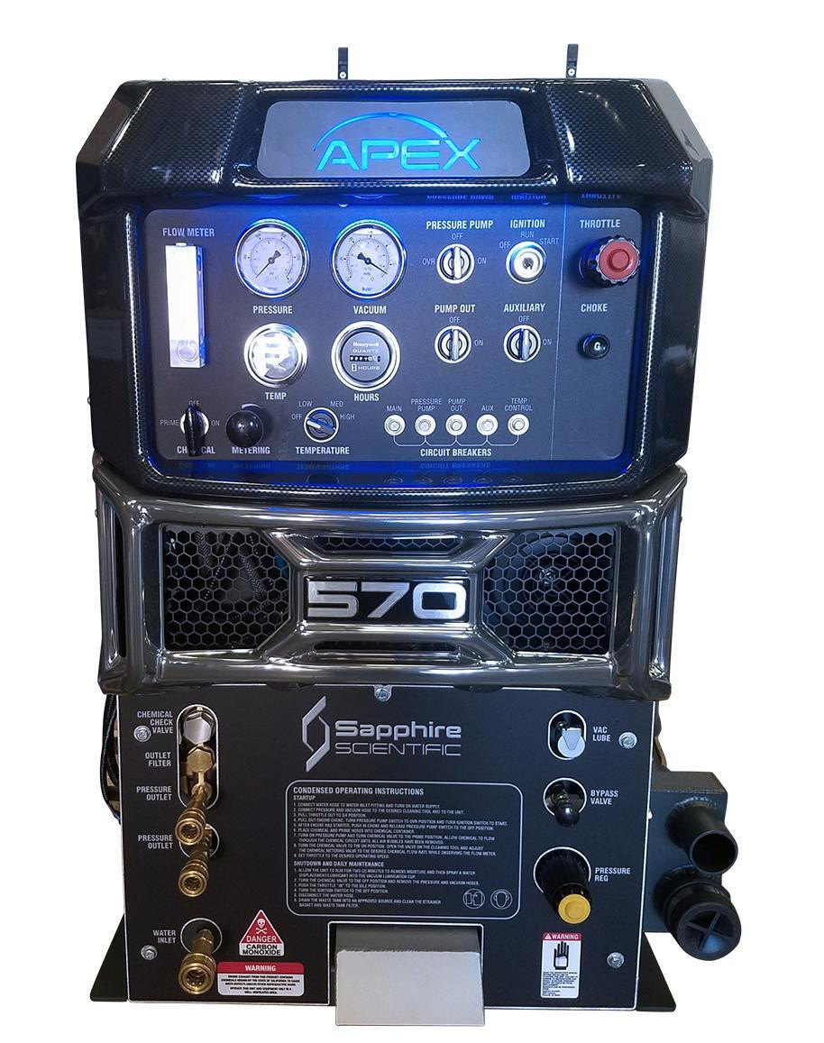Sapphire Apex 570 with 120 Gallon Waste Tank | Clean Pro Supply