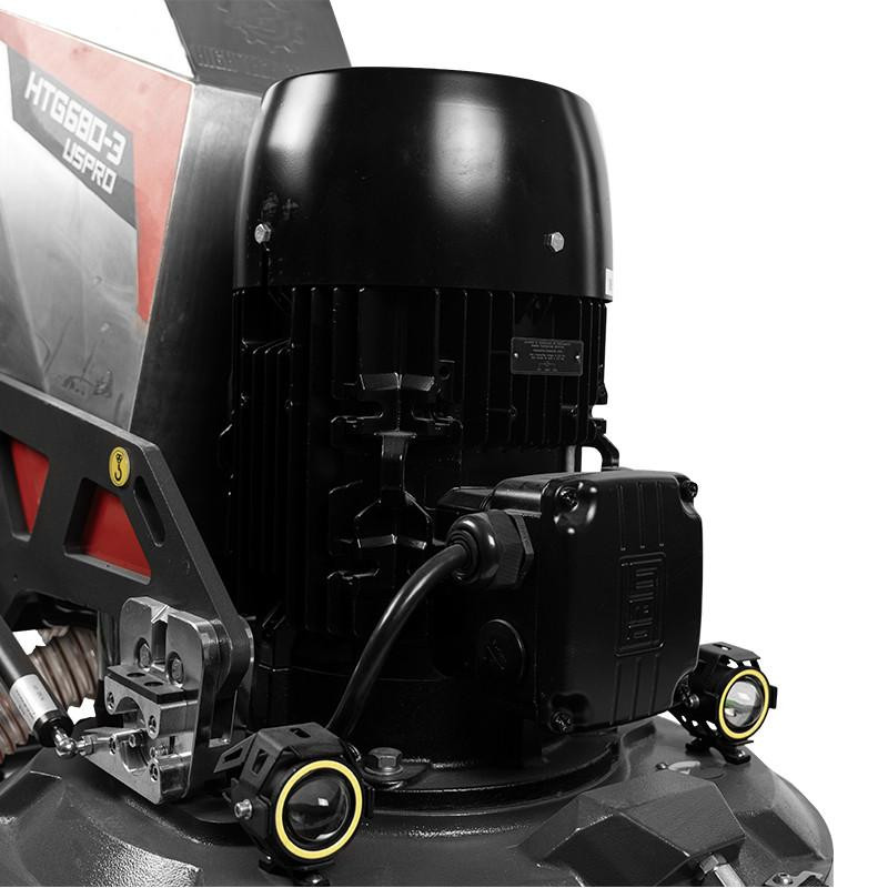  HiTech HTG-680 Electric 27" 3-Phase 480v Concrete Grinder w/ 4 Heads 