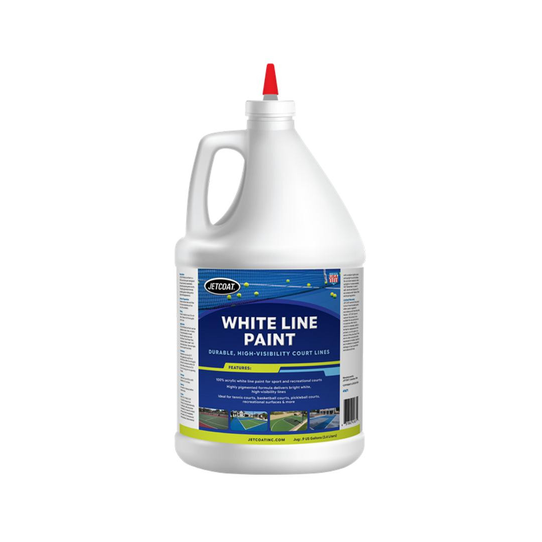 JetCoat JETCOAT TEXTURED WHITE LINE ACRYLIC PAINT, 1 GAL 