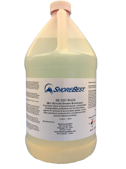 ShoreBest Shorebest 2351 BUGS Microbial Hard Surface Cleaner - Gallon