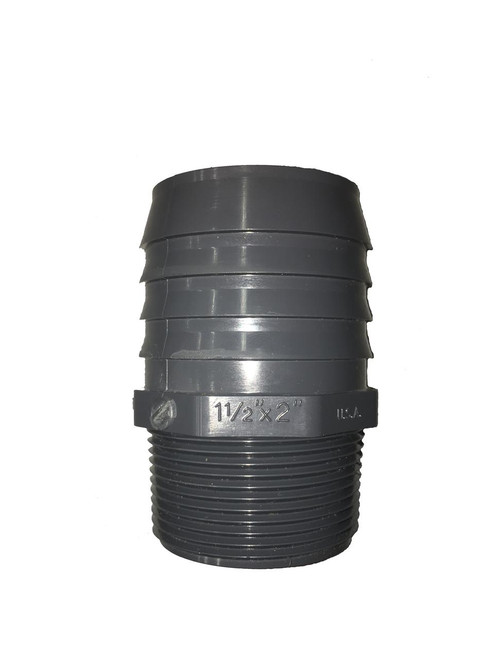 1.5 Thread x 2 Barb Vacuum Fitting