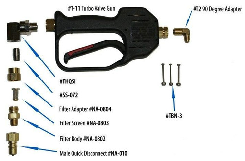 Turboforce 90 Degree Angle Swivel for TH40 Handle