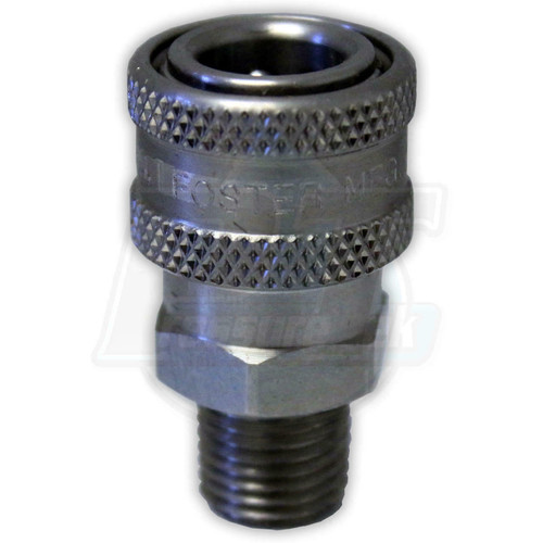 Baren Foster QC Socket 1/4 MPT Stainless Steel