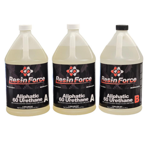  ResinForce Aliphatic Urethane 3 Gallon Kit 2:1 