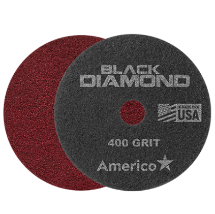 17" Black Diamond 400 Grit Red Fiber DIP Pad (Case of 2)