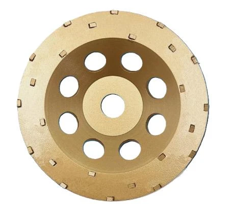 Forte Tools Forte 7" Cup Wheel Non-threaded w/ 24 PCD, Golden 