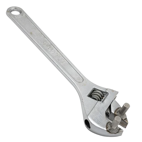 Forte Tools Cup Wheel Removal Tool , Crescent Wrench With Welded Stud Segments 