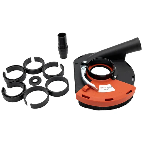 Forte Tools Forte FS07  7" Grinder Shroud Set w/ Universal Hose Adapter 