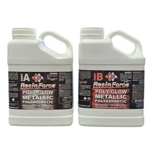  ResinForce PolyGlow 100 Metallic Polyaspartic Kit 