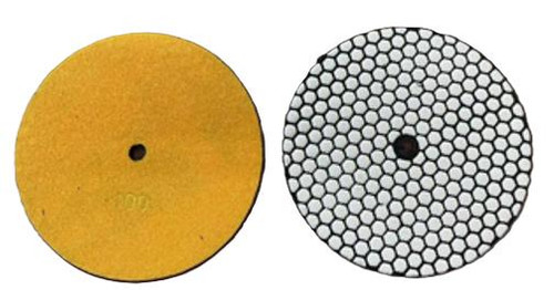 Forte Tools 5" Velcro Honeycomb Dry Polishing Pad for Concrete and Stone 