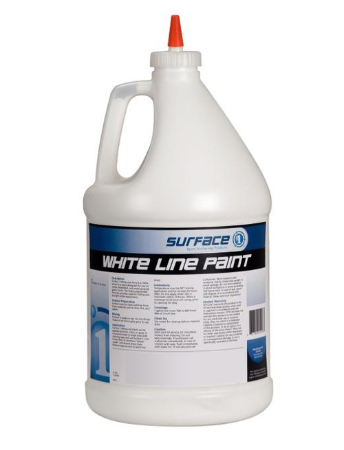 JetCoat JETCOAT TEXTURED WHITE LINE ACRYLIC PAINT, 1 GAL 