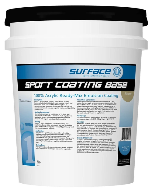 JetCoat JETCOAT SPORT COATING BASE, ACRYLIC, 5 GAL 